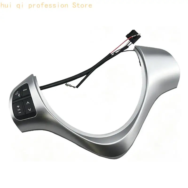 Car Interior Steering Wheel Control Button Trim, Left-Side Button Unit for 660CC 2009-2016 H8WE Quake Silver CN