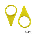 200Pcs Checkpoint Loose Wheel Lugs Nut Indicator for 32mm 33mm Nut HighsVisibility Yellow Wheel Check Indicator Quake 32mm
