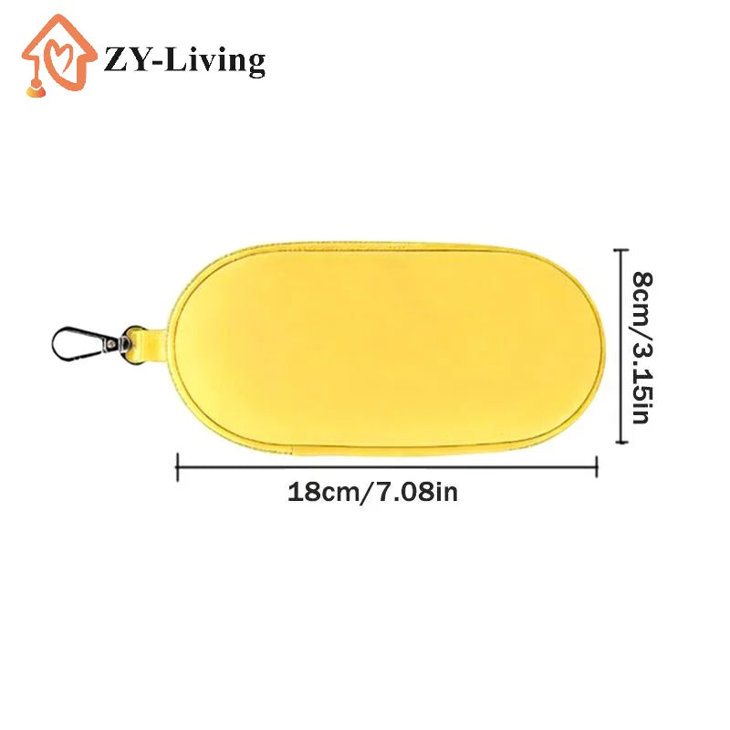 Portable Simple Hard Shell Double Glasses Case Dual Sunglasses Cases Double Eyeglass Storage Box For Women Men Quake
