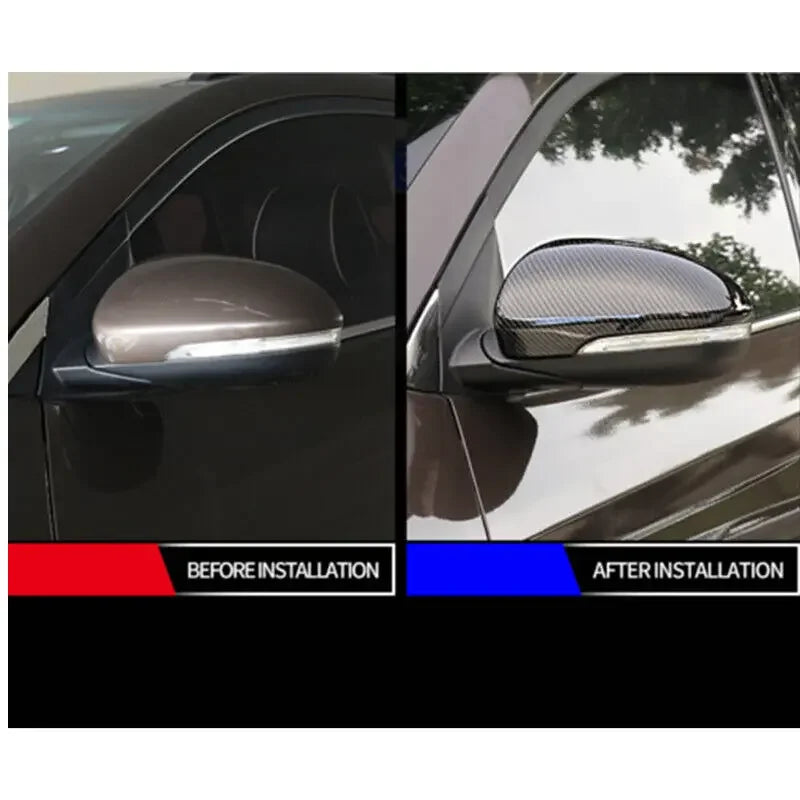 For Hyundai Tucson 2015-2020 2016 2017 2018 2019 Car Rearview Side Mirror Cover Wing Cap Exterior Door Rear View Case Trim Frame Quake