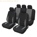 Universal Full Car Front And Rear Covers Protectors Set-Washable Easy Fit H8WE Quake Gray CN