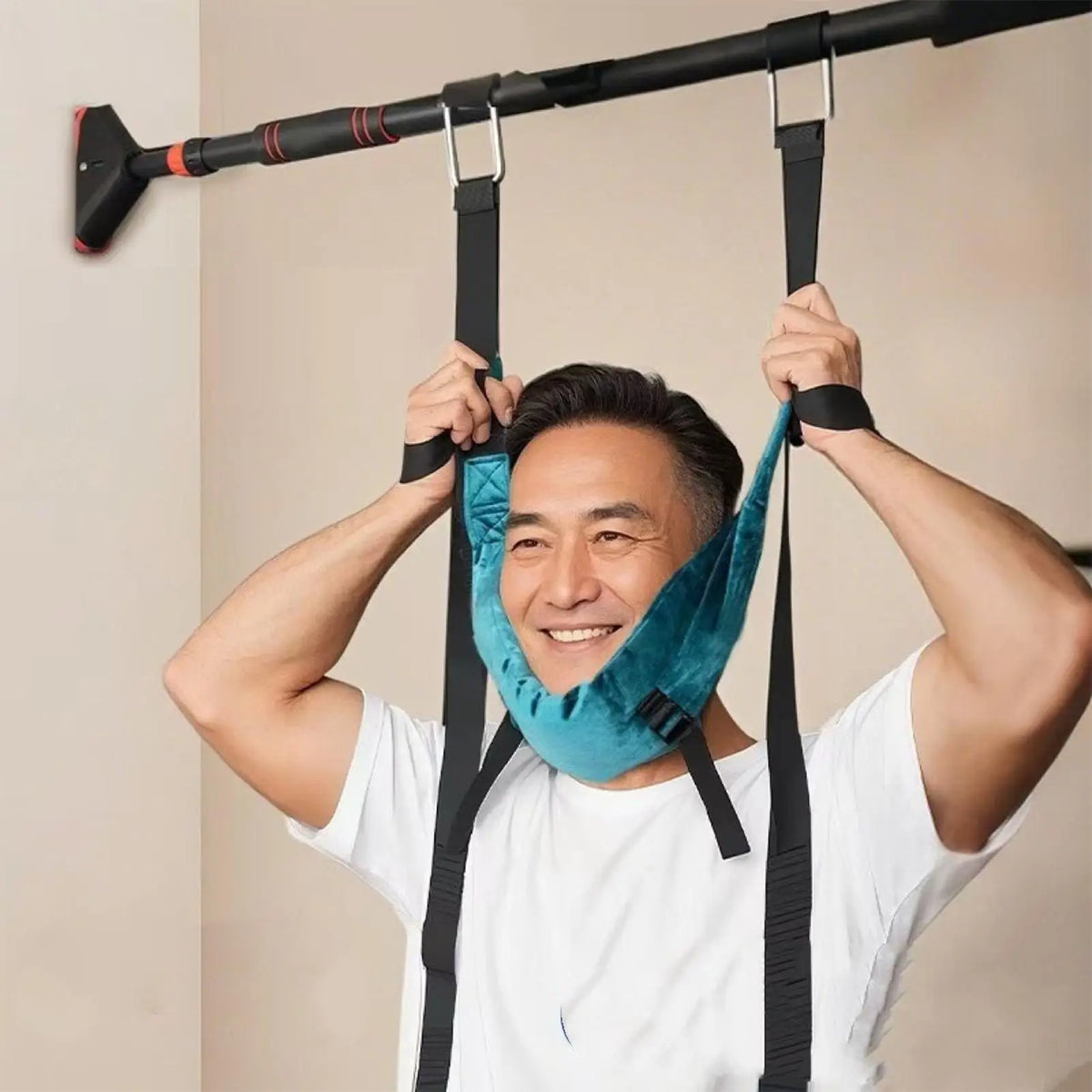 Neck Traction Device Portable Adjustable Stable Tool Soft Cervical Traction for Family Men Women Adults Home Office Travel Daily Quake