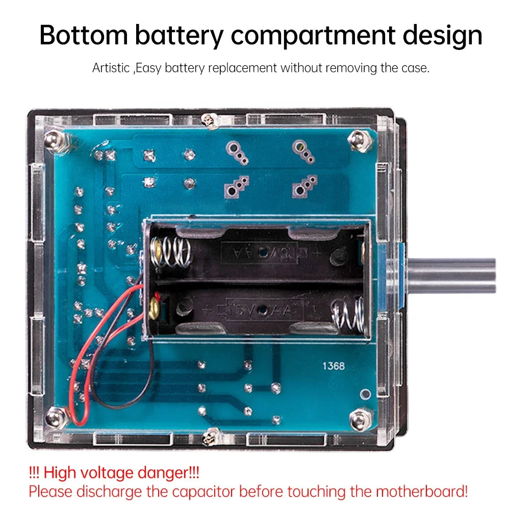 DIY -Electronic Tool Kit, DC- 3V Electromagnetic Transmitter, High-voltage Electromagnetic Cannon, Mini Voltage Converter Module Quake