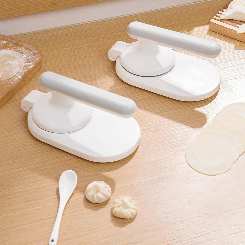 Manual Dumpling Wrapper Press Maker Dough Press Mold Quick Dumpling Skin Press Tool for Home Kitchen DIY Making Quake