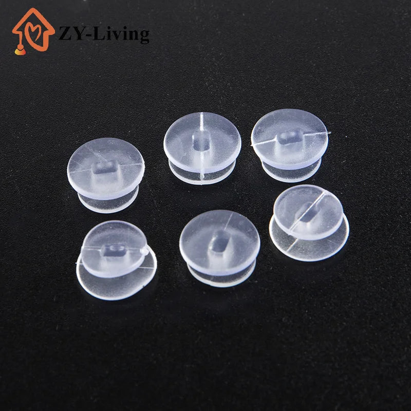 25Pcs For DIY Sandal Shoe Charms Jewelry Decor Transparent Buttons Accessories Quake
