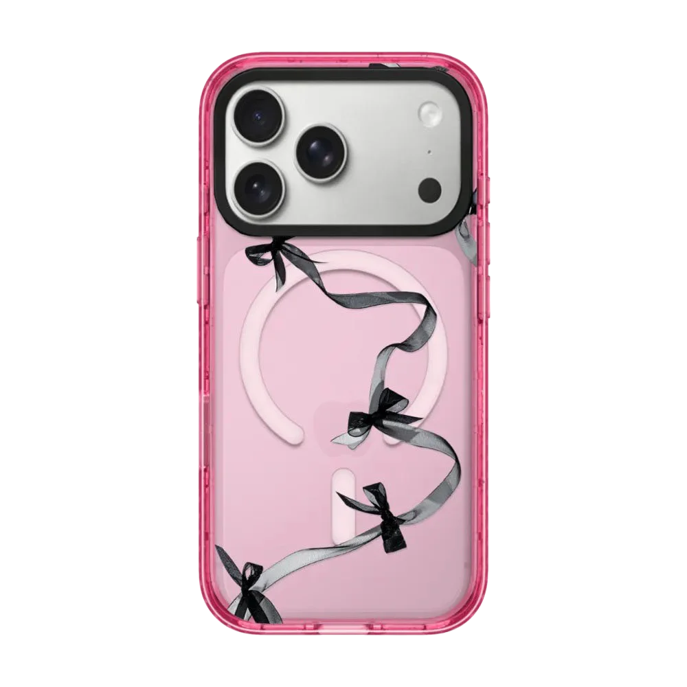 6090854 Pink Border Magnetic Case: Compatible with IPhone 18 17 16 15 14 13 Pro Max 18Pro Quake