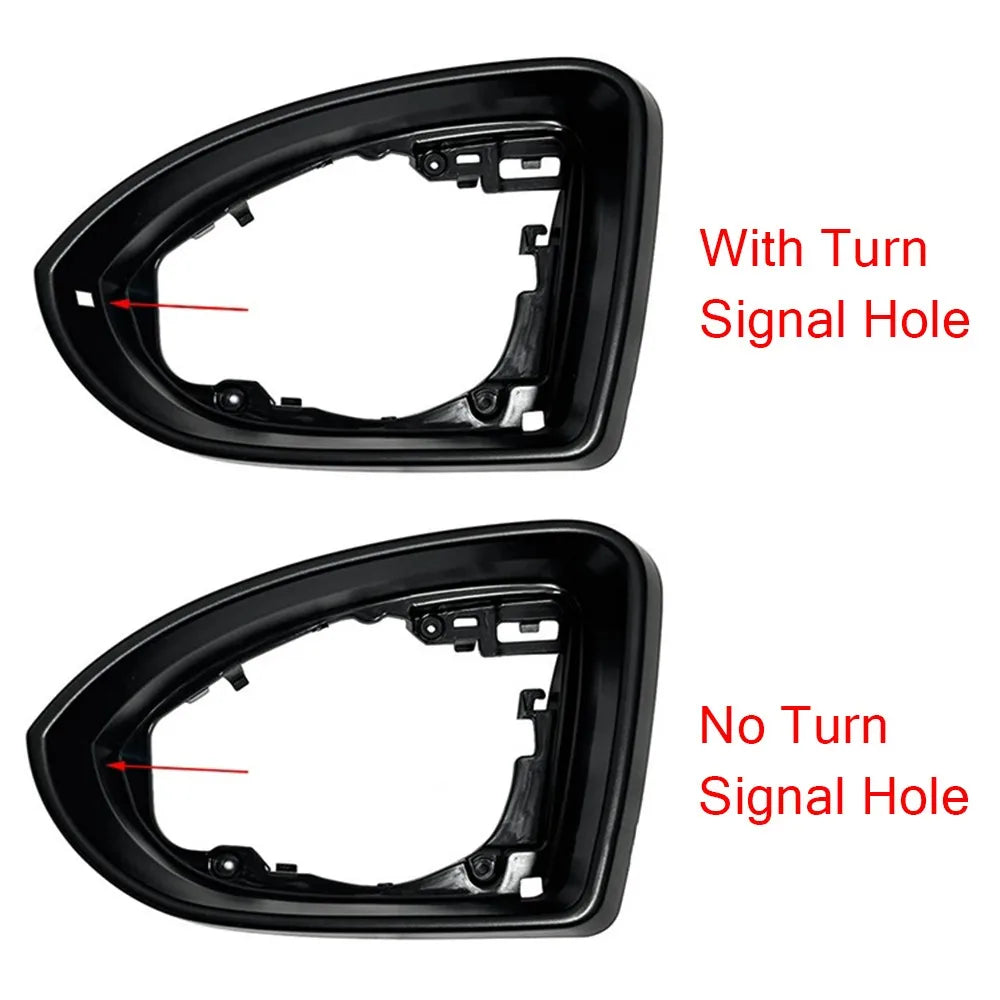 For VW Jetta 2019-2025 1x Left Right Side Rearview Door Mirror Housing Frame Bezel Trim Ring 17A857601 17A857602 Car Accessories Quake