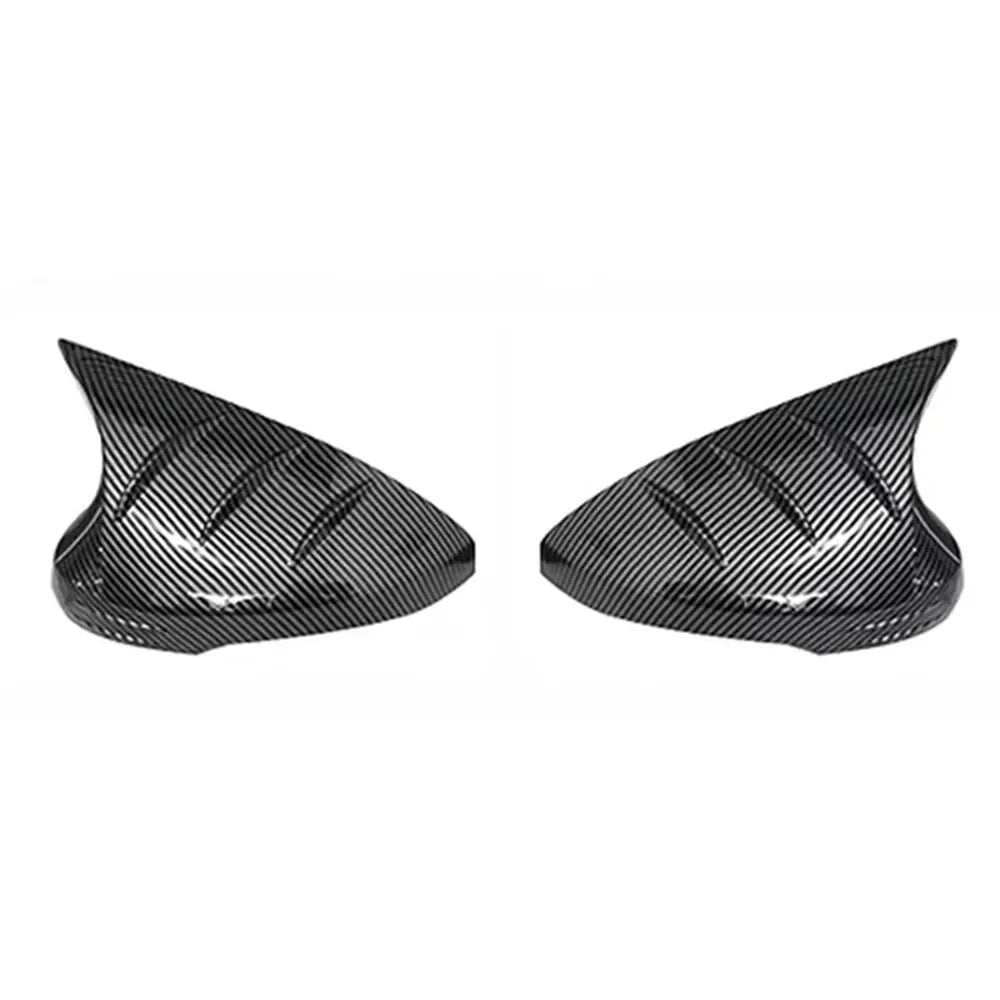 For Honda Civic 11th 2022 2023 2024 Car Sticker Rearview Side Mirror Cover Wing Cap Exterior Door Rear View Case Trim Carbon ABS Quake With Light Carbon