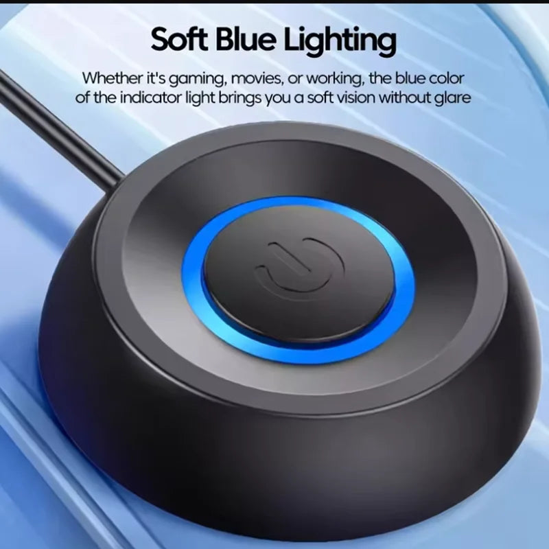 New External Desktop Switch LED Lights PC Motherboard Computer Startup Extension Cable Power On/Off Button For Desktop Computer Quake