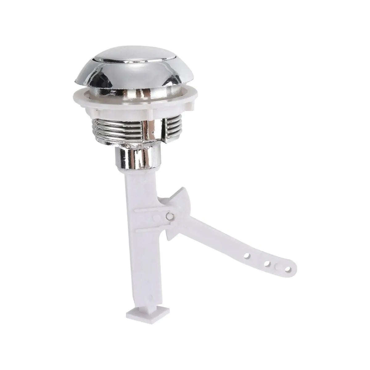 Toilet Flushs Button Heavy Duty Toilet Water Saving Valve Switch Round Head Water Valve Accessory Durable Toilet Push Button Quake