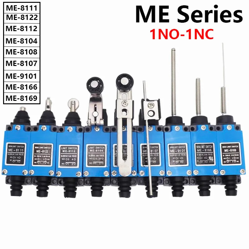 ME ME-8108 limit switch Rotary Adjustable Roller Mini Limit Switches TZ-8108 AC250V 5A NO NC 8108 8104 8111 8112 8122 8166 9101 Quake