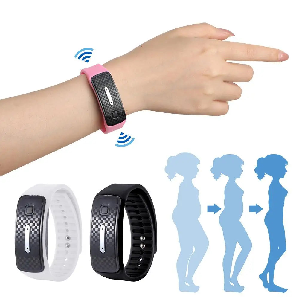 Practical Magnetic Health Ultrasonic Bracelet Smart Wristbands Lymphatic Detox Bracelet Body Shape Wristband Quake
