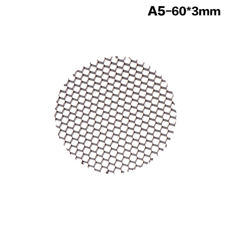 1Pcs Round Honeycomb Mesh Light Cover Black Aluminum Anti Glare Downlight Spotlight Shade Quake A5
