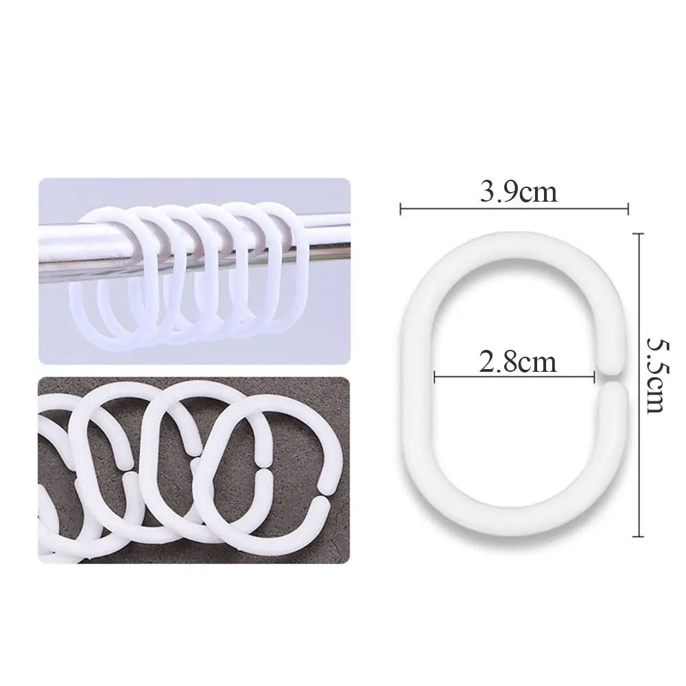 Creative With Hooks Shower Curtain Waterproof Polyester Bathroom Curtain Printing Bathtub Partition Curtain Bathroom Quake