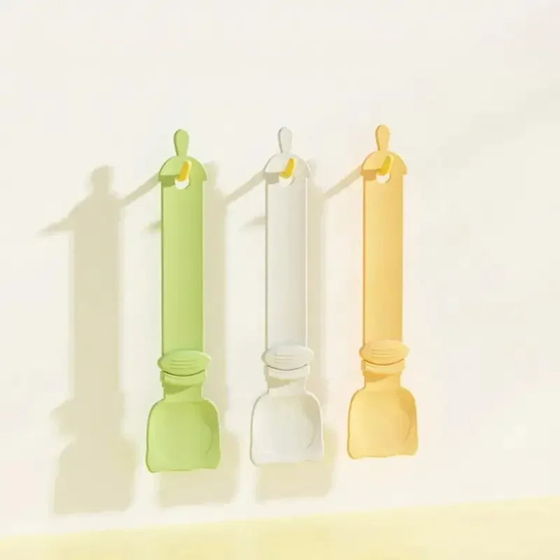 Pet Feed Spoon Food Scoop Cat Strip Squeezer Feeder Dispenser Indoors Puppy Kitten Snack Liquid Food Scoop Kitty Pet Supplies Quake 3pcs G2608ABC