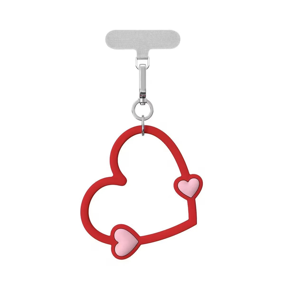 Silicone Knot Phone Charm | Heart Cherry Apple | iPhone & Galaxy