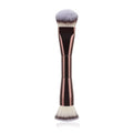3 styles Double-headed Makeup Brush With Soft Bristles Foundation Brush Blush Brush BB Cream Makeup Brush Portable Makeup Tool Quake coffee color3-