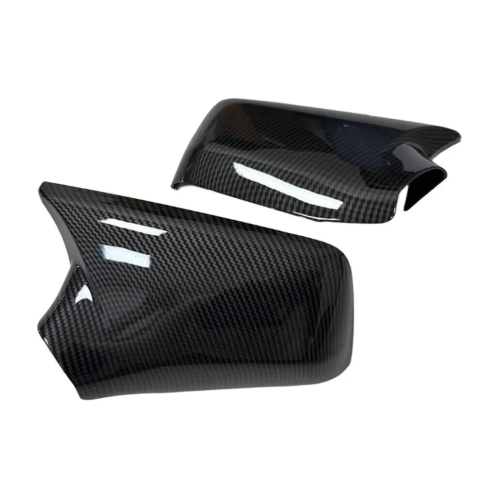 For VW Golf MK3 Jetta 1993-1998 Car Sticker Rearview Side Mirror Cover Wing Cap Exterior Door Rear View Case Trim Carbon Look Quake