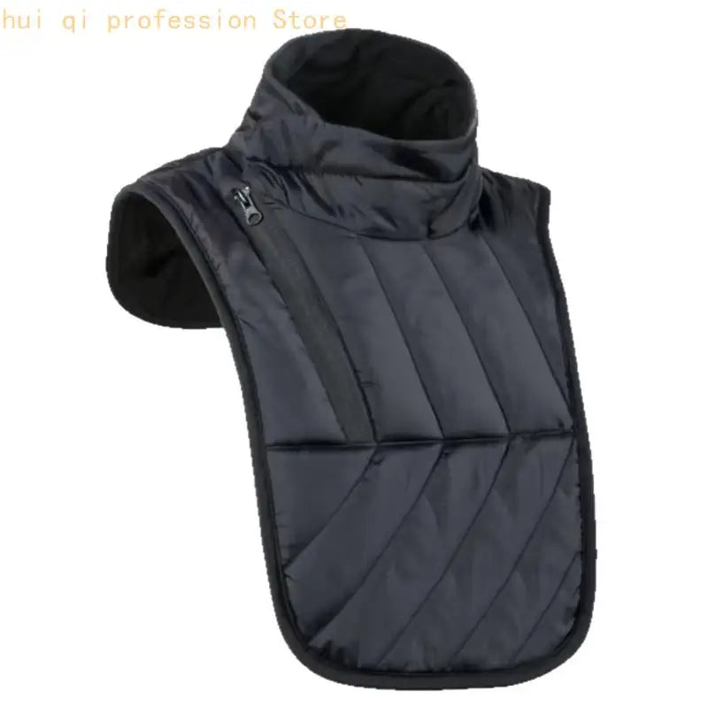 Motorcycle Riders Thermal Vest Soft Fleece Lining Windproof Neck Cover Cold Weather Cycling Snow Sports Accessory H8WE Quake B China Mainland
