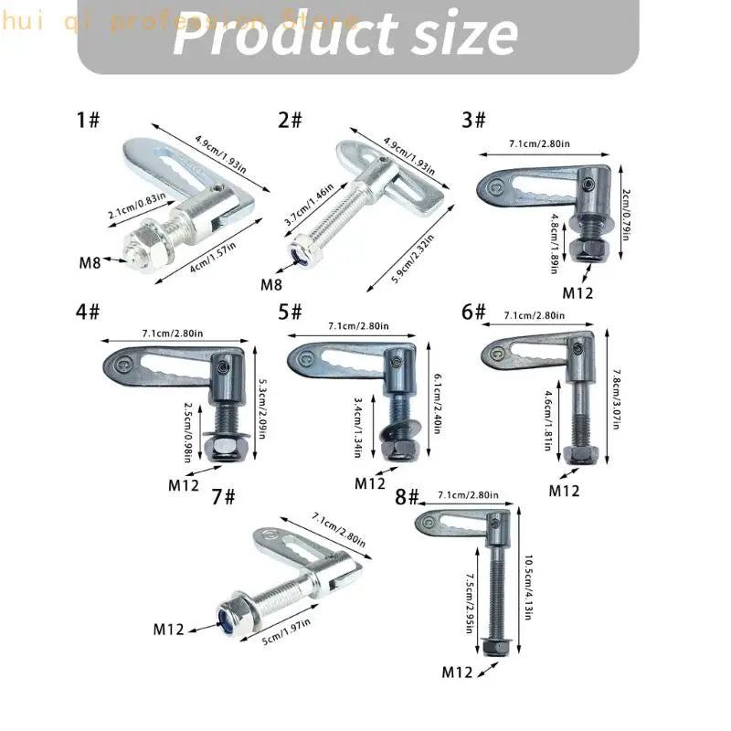Trailer Attachment Quick Release Pin with Metal Threaded Shank and Grip Handle for Cargo Rack and Mount Hardware H8WE Quake