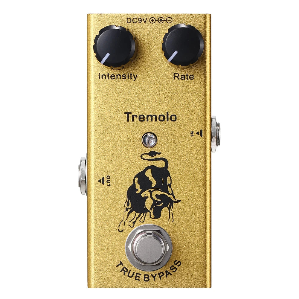 Electric Guitar Pedal Vintage Overdrive/US Dream/Classic Chorus/Vintage Phase/Tremolo/Analog delay/Digital Delay/Ultimate Drive Quake 09 Tremolo