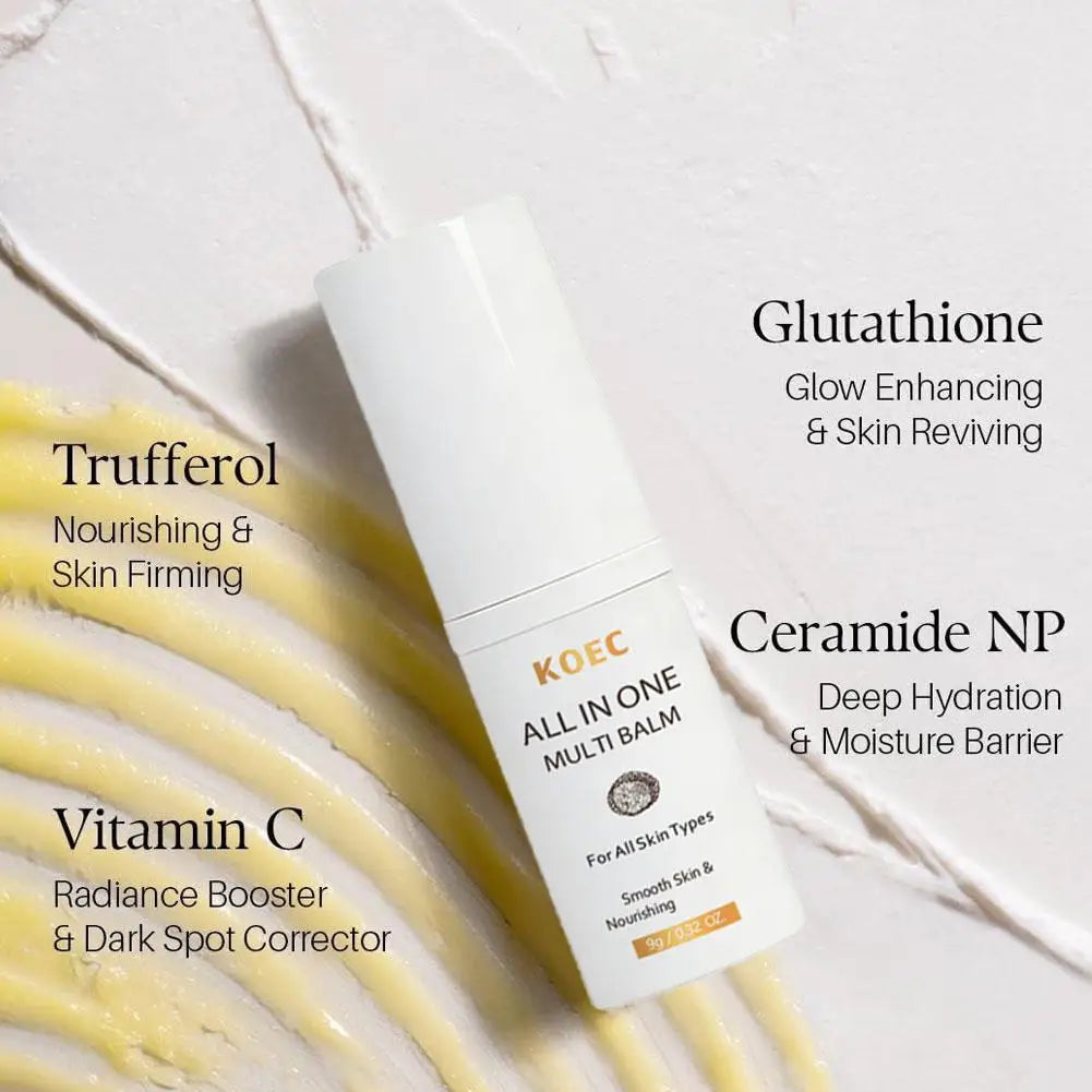 White Truffle Collagen Multi-Effect Balm Stick Eye Essence Moisturizing Hydrating Brightening Dark Circles Glow Quake