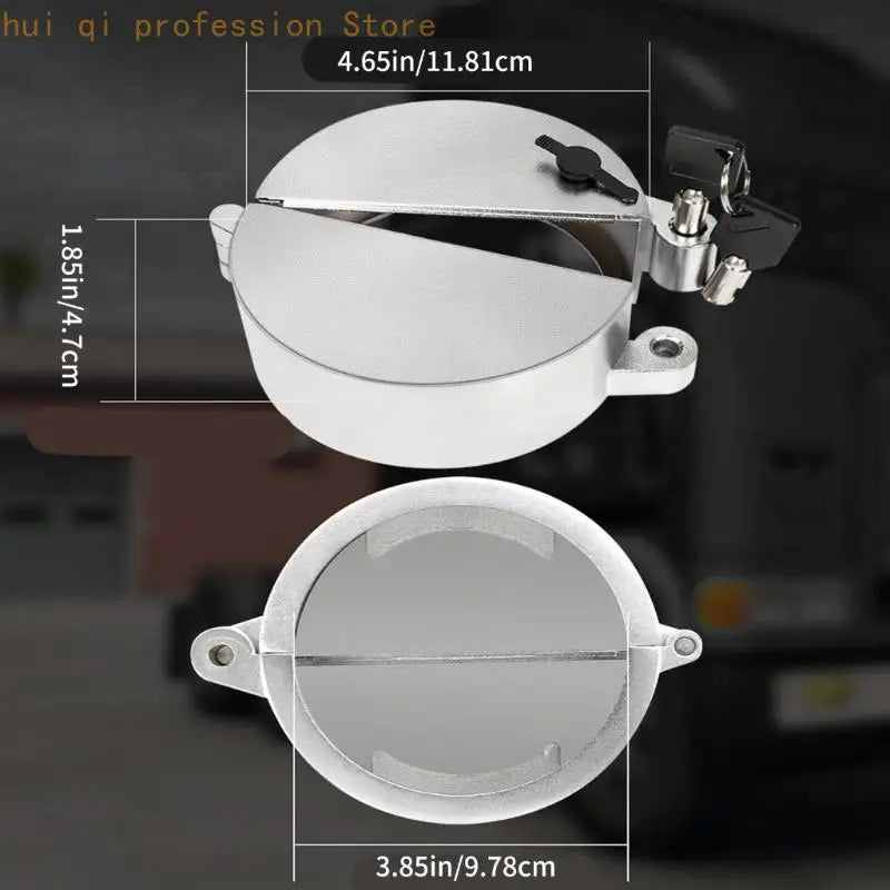2 Units Anti Theft Lids With Spring Activated Locks For Large Trucks H8WE Quake