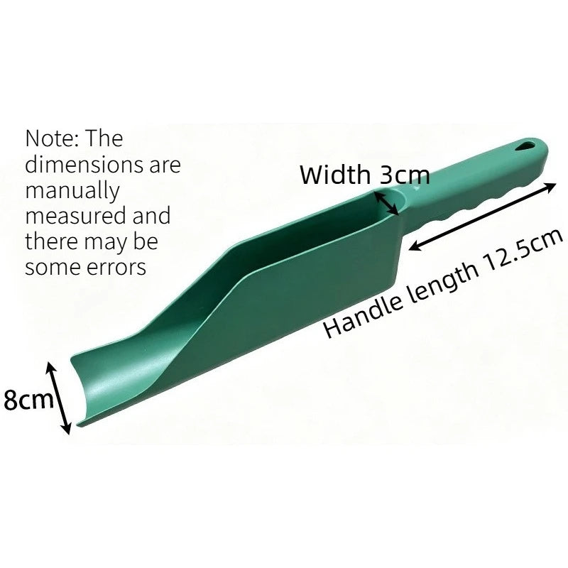 Plastic Gutter Scoop Large Capacity Roof Rain Gutter Cleaning Shovel for Removing Leaves Garden Eaves Debris Cleaning Tool Quake green
