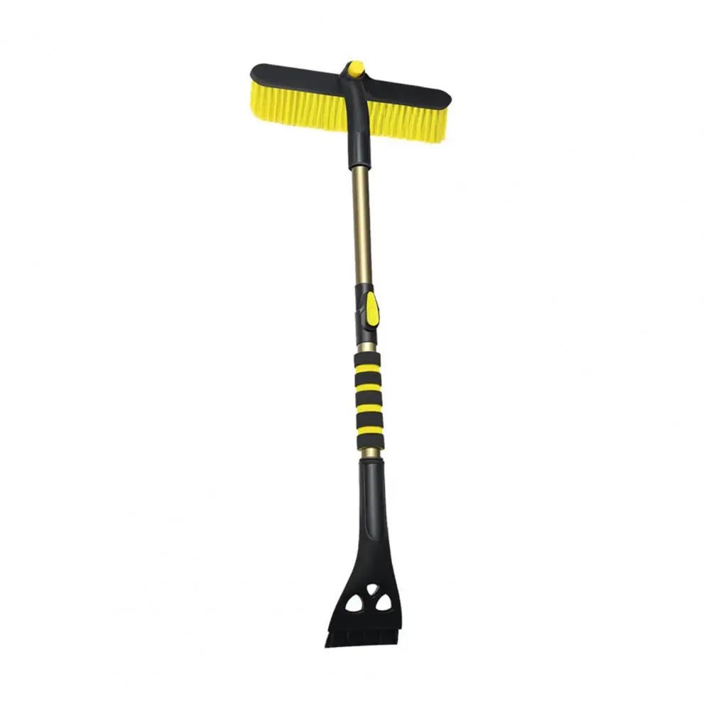 Snow Removal Tool Extendable Car Snow Brush Ice Scraper Heavy-duty Shovel with Eva Grip for Windshield Snow Removal Winter Auto Quake Yellow China
