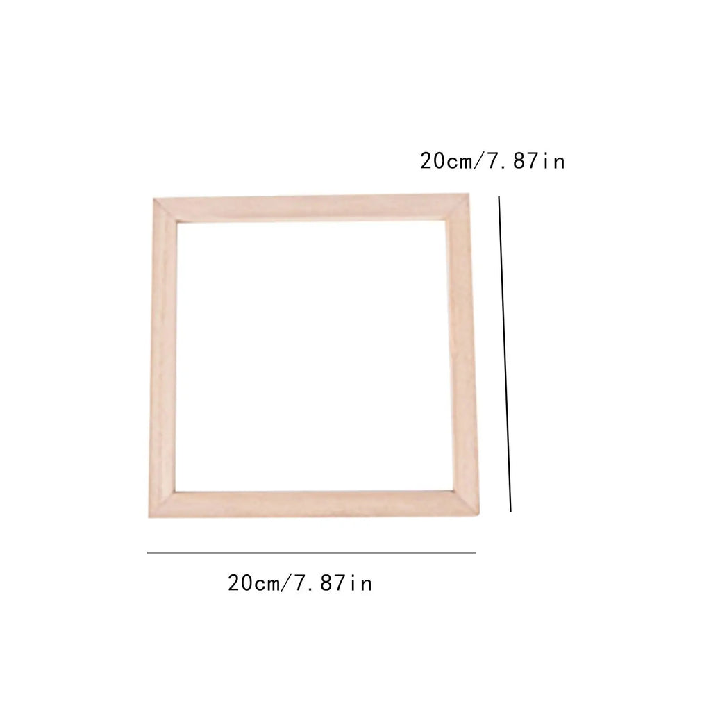 Paper Making Screen Kit Stirrer Dried Flowers Spoon Crafting Supplies Child Mesh Frame DIY Handmade Papermaking Material Package Quake
