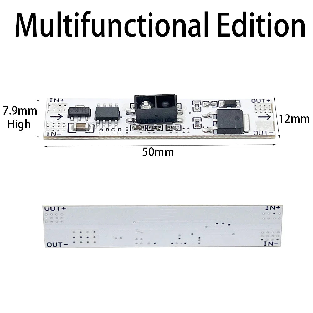 Touch Switch Capacitive Module 5V-24V 3A LED Dimming Control Lamps Active Components Short Distance Scan Sweep Hand Sensor Quake