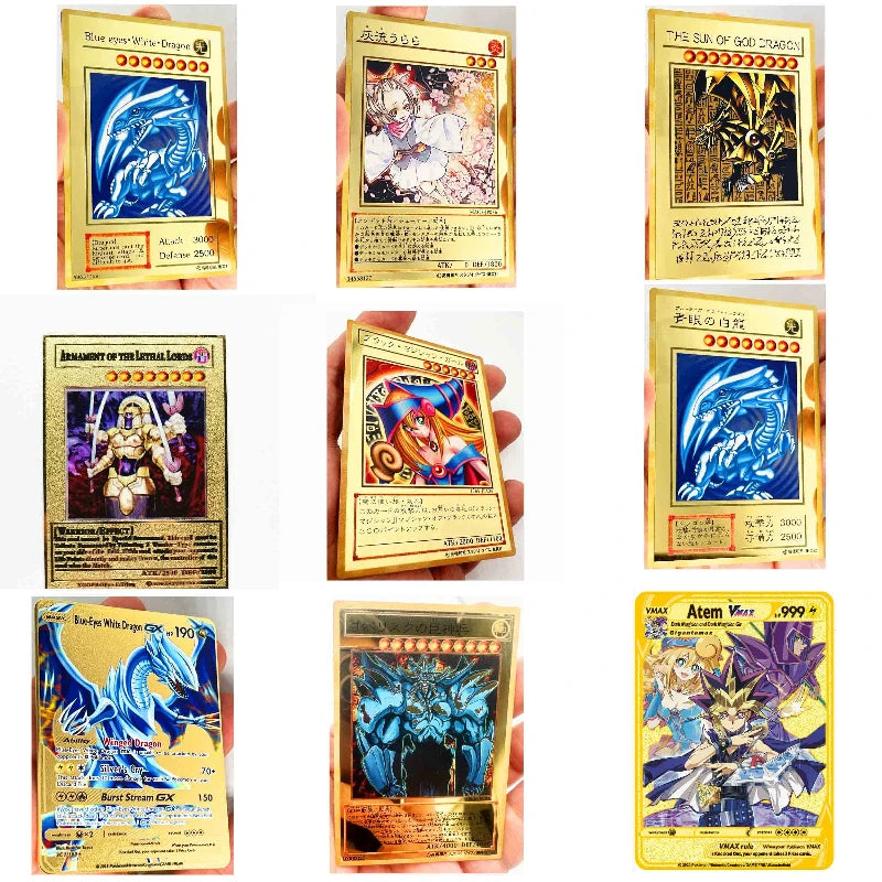 Yu-Gi-Oh TCG 25th Anniversary God Cards Blue-Eyes Japanese Version English Version Obelisk Slifer Anime Collection Homemade DIY Quake