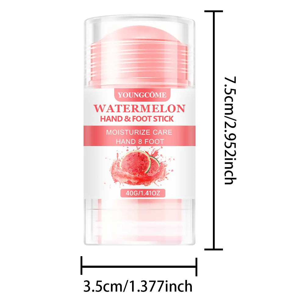 Ultra-Hydrating Watermelon Foot Cream For Softening Dry Cracked Feet Gentle Exfoliation Daily Foot Care Quake 40g