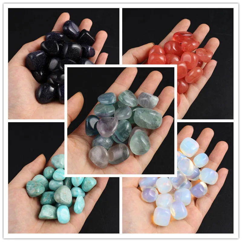 10Pcs New Style Natural Stone Exquisite Beads Square Gravel Beads 1.5-2 CM For Potted Plants Fish Tank Decorations Quake