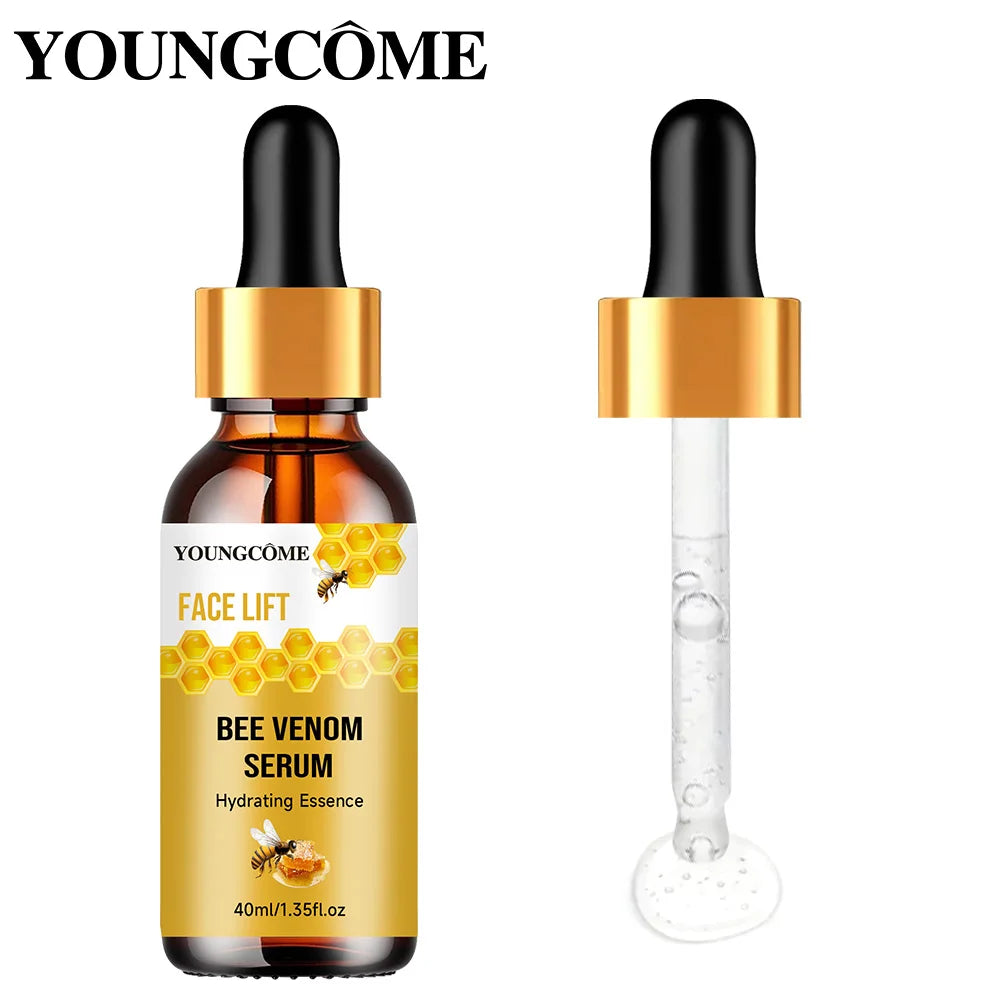 Beevenom Serum Hydrating Essence Face Serum Lift Firming Fade Fine Lines Anti-aging Essence Whitening Brighten Nourish Skin Care Quake 50ml