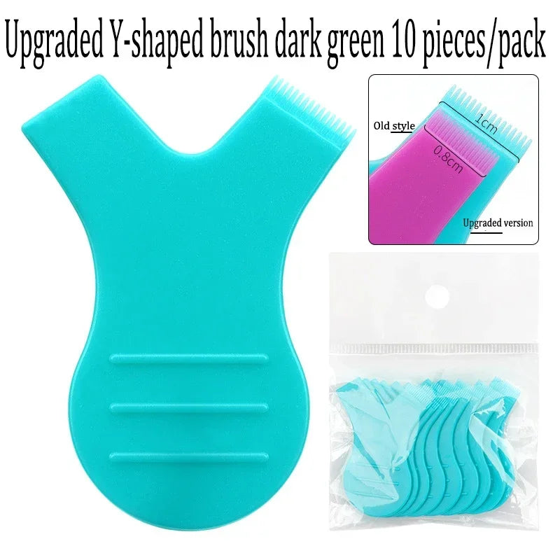 vvocci 10PCS Eye Lash Tools False Eyelash Applicator Lifting Set Silicone Pads for Mold Eyelash Rollers Firm Softening Rod Quake M44 Dark green