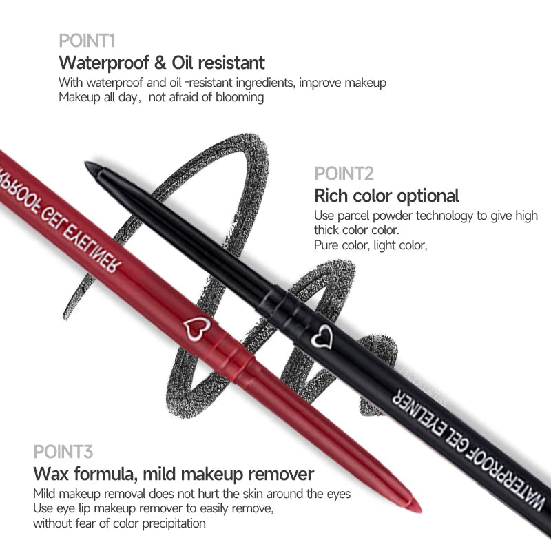 Waterproof Matte Eyeliner Pen, Quick Dry, Long-Lasting, Smooth Application, Perfect For Versatile Eye Makeup, Beauty Cosmetics Quake