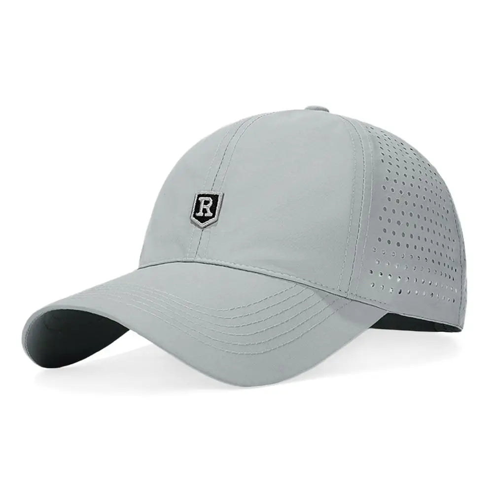 Outdoor Quick Dry Summer Baseball Cap Breathable Large Size Sun Hats UV Protection Adjustable Trucker Cap Men Women Quake
