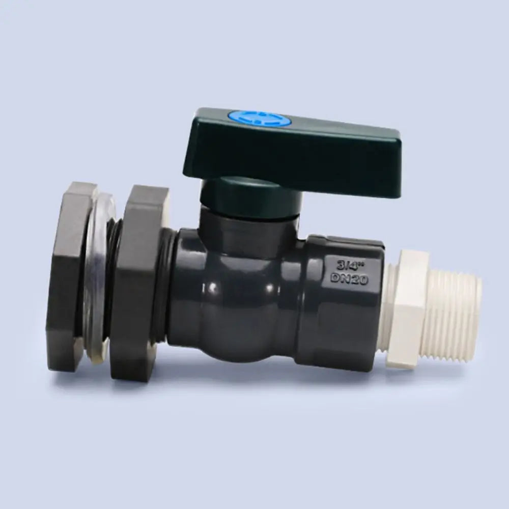 Durable PVC Rain Barrel Diverter Kit 3/4 Inch With Inner Connection Water Barrel Spigot Kit Fitting Adapter Quake