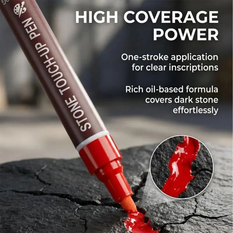 Outdoor Stone Monument Paint Pen Waterproof Sunproof Paint Marker For Drawing Coloring On Gravestones And Tombstone K1KF Quake