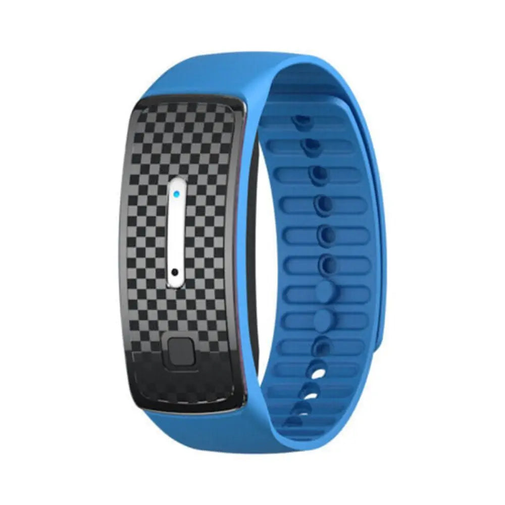 Practical Magnetic Health Ultrasonic Bracelet Smart Wristbands Lymphatic Detox Bracelet Body Shape Wristband Quake Blue
