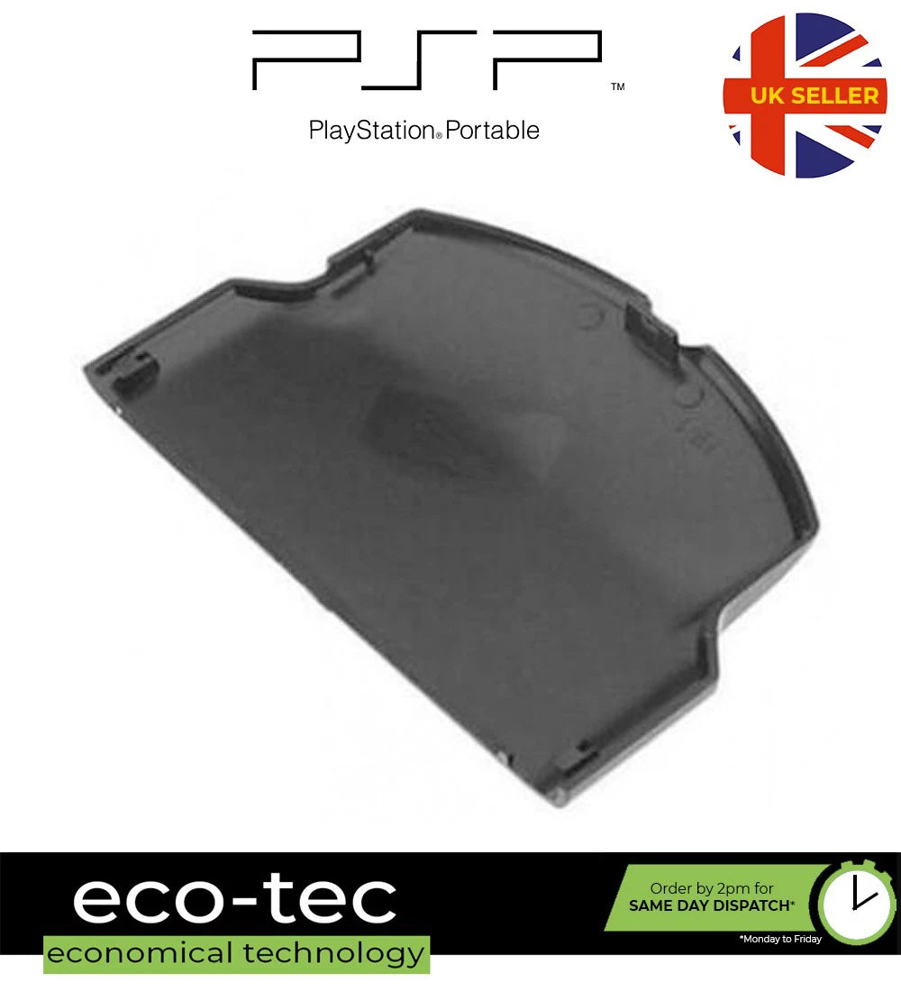 For PSP 3000 Series - Black Replacement Battery Cover Quake