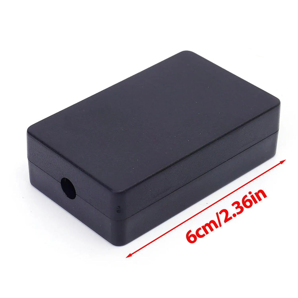 10/1PCS Waterproof Black Housing Electronic Project Protection Box PCB Circuit Board Electrical Wire Junction Box Plastic Shell Quake D70 (6x3.7x1.7cm) 1PC