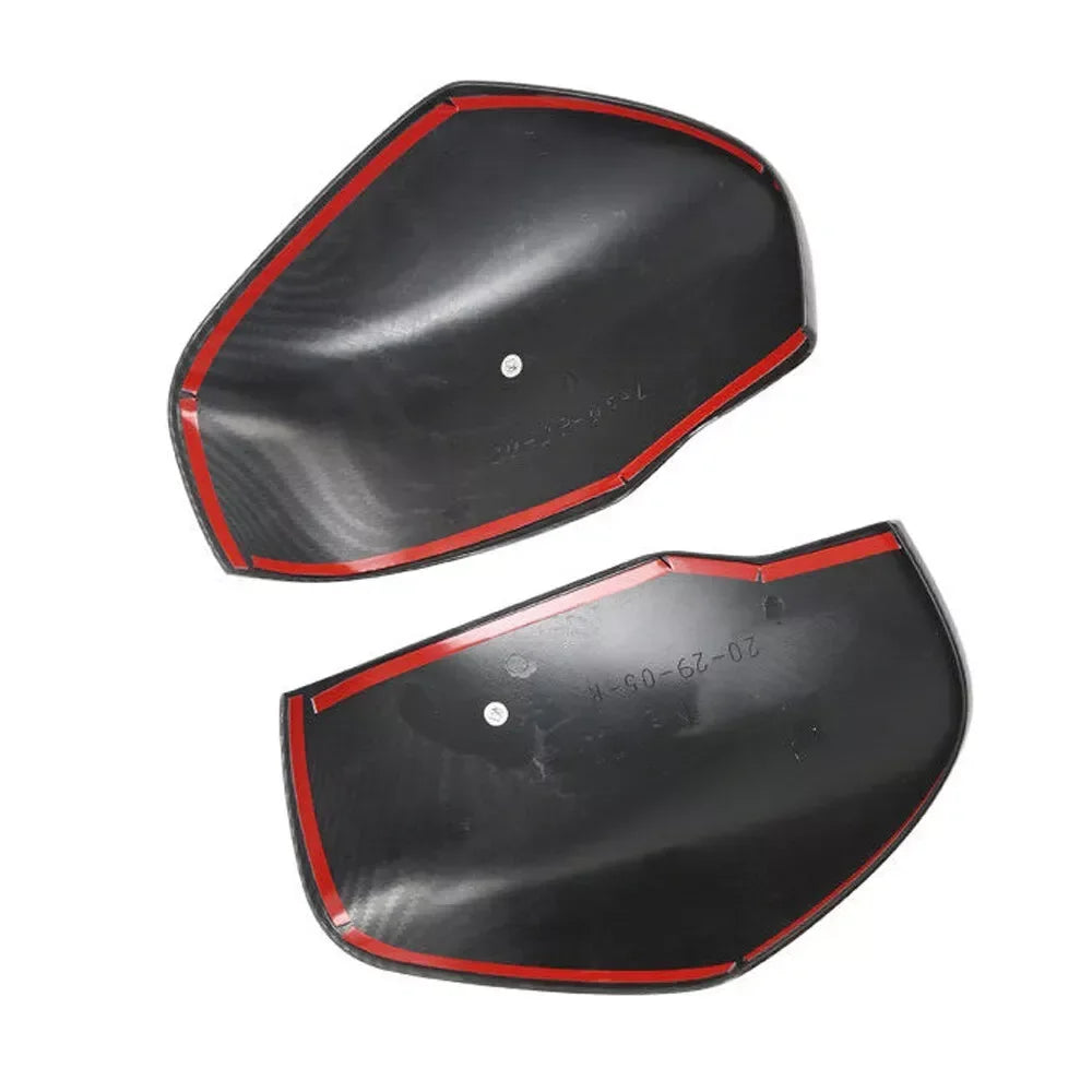 For Nissan Navara D23 NP300 2017-2019 Car Sticker Rearview Side Mirror Cover Wing Cap Exterior Door Rear View Case Trim Carbon Quake