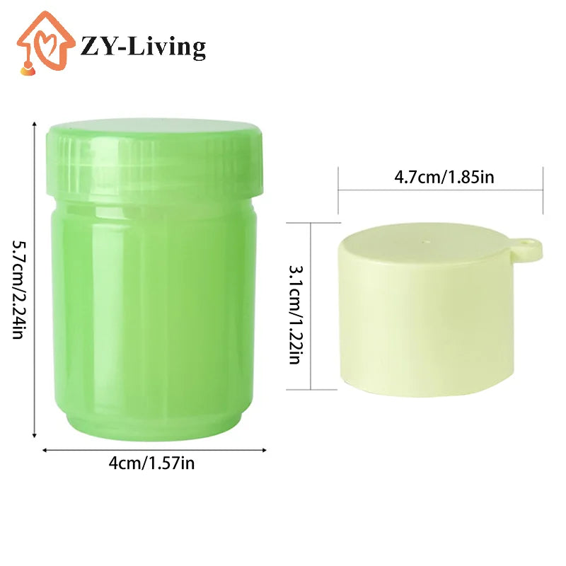 1Pcs Mini Herbal Inhalant Inhaler Cap Essential Oil Perfume Inhaler Dispenser Bottle Thai Traditional Nasal Can Quake