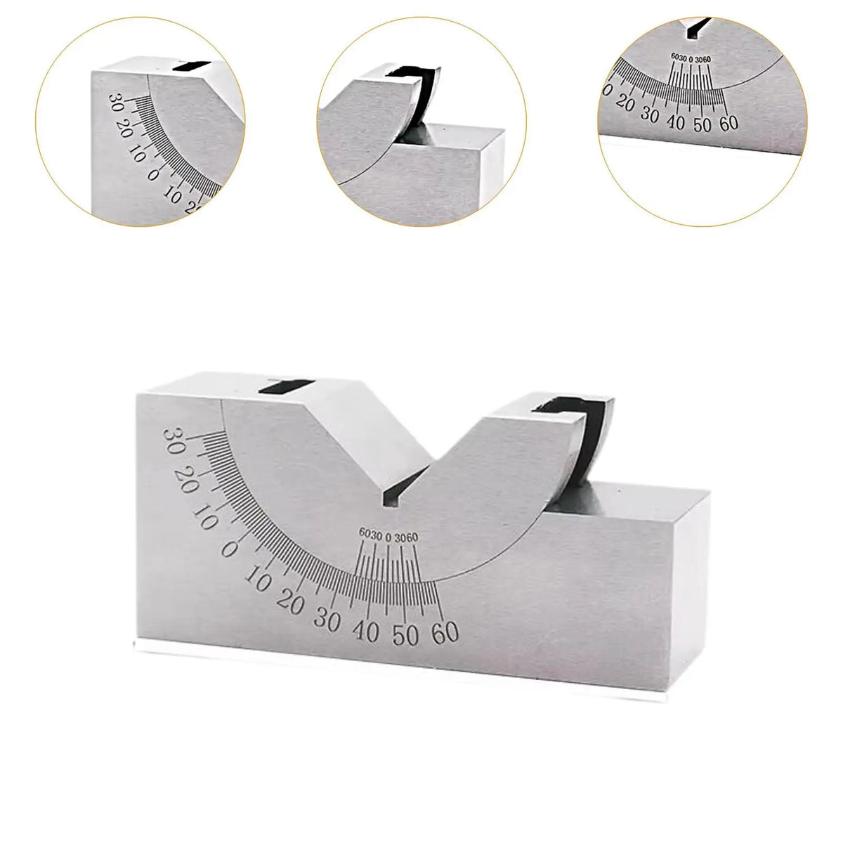 AP25 Adjustable Micro Angle Gauge,0-60°,Accessory,Easy to Use for Milling Lathe Quake