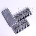 30-in-1 S2 Long Bits Screwdriver Set Magnetic Storage Case Professional Pry Tool Quake Gray