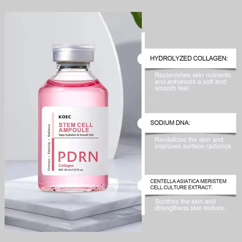 Collagen Deep Hydation &Smooth Skin PDRN Peptide Intensive Firming Essence Facial Essence Hydrating Nourishing Firming Skin Care Quake