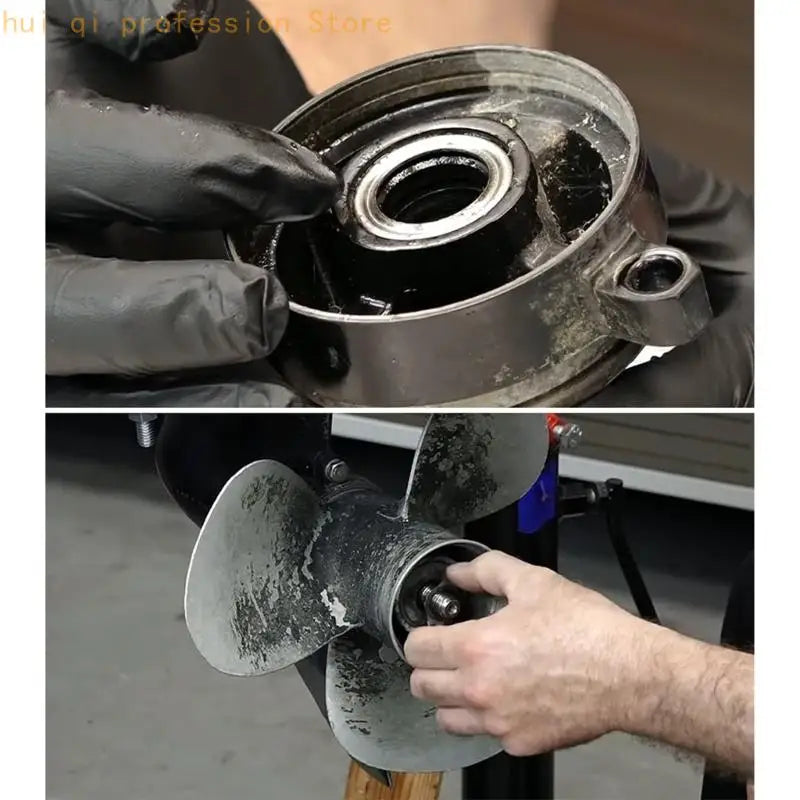 Marine Lower Unit Seal with Gaskets, Oil Seal Parts and O Gaskets, Gearcase Repair Set for Outboard Maintenance, H8WE Quake