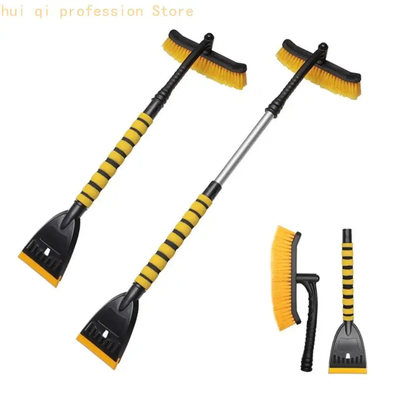 Universal Car Windscreen Snow Brush With Dense Bristles Windshield Snow Shovel H8WE Quake